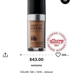 MAKE UP FOR EVER Ultra HD foundation